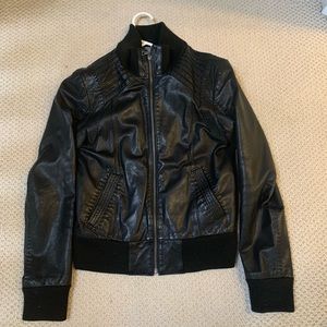 Danier Leather Jacket ( Black)